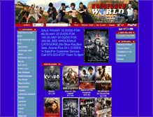 Tablet Screenshot of kungfudvdworld.com